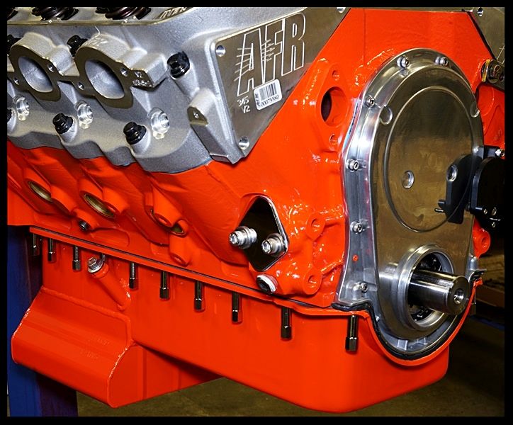 BBC CHEVY 396 427 454 496 540 1" CHROME MINI NUT & STUD OIL PAN KIT 20L